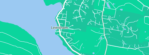 Map showing the location of Hurle Steve in Lewisham, TAS 7173