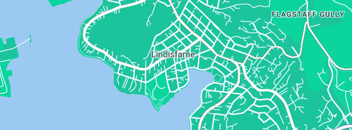 Map showing the location of Geilston Bay Plumbing in Lindisfarne, TAS 7015