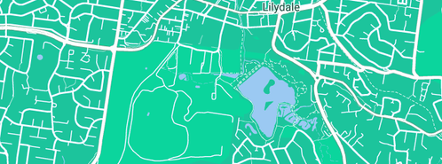 Map showing the location of Plumber Lilydale in Lilydale, VIC 3140