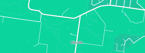 Map showing the location of Born Rod in Lilyvale, QLD 4352