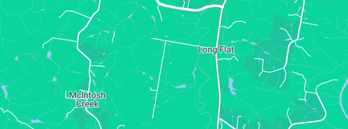 Map showing the location of Griffith Plumbing & Drainage Pty Ltd in Long Flat, QLD 4570