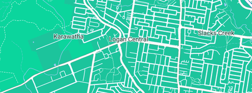 Map showing the location of Brennan P T in Logan Central, QLD 4114