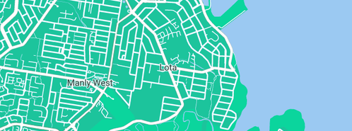 Map showing the location of SS Plumbing Queensland Pty Ltd in Lota, QLD 4179