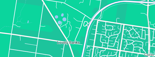 Map showing the location of Lockwood plumbing and gasfitting in Lovely Banks, VIC 3213