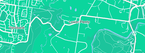 Map showing the location of Meridian Plumbing Pty Limited in Lower Plenty, VIC 3093