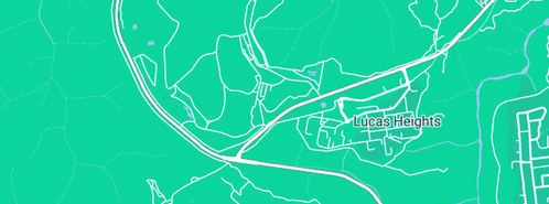 Map showing the location of Lucas Heights Plumbing Pty Ltd in Lucas Heights, NSW 2234