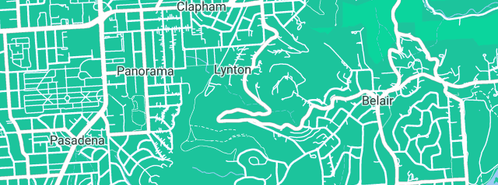 Map showing the location of Stark Investments (SA PTY LTD) formerly Stark Plumbing and Suburban Maintenance PTY LTD in Lynton, SA 5062