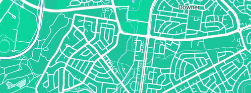 Map showing the location of Advanced plumbing sevices ACT in Lyneham, ACT 2602