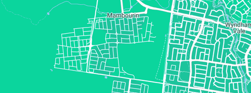 Map showing the location of Aegis Plumbing Point Cook in Mambourin, VIC 3024