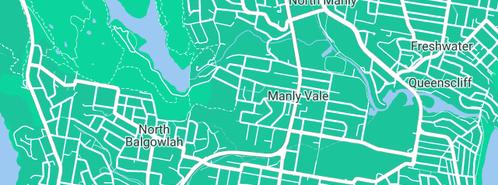 Map showing the location of Curl Curl Plumbing in Manly Vale, NSW 2093