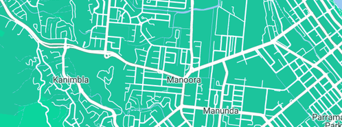 Map showing the location of Belrose Plumbing in Manoora, QLD 4870