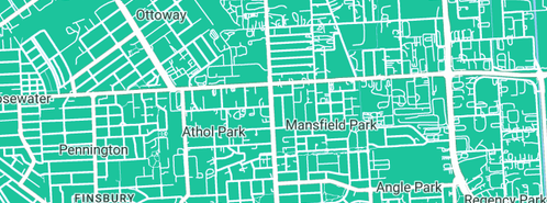 Map showing the location of James Richichi Plumbing & Gasfitting in Mansfield Park, SA 5012