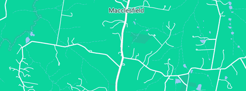 Map showing the location of M V Plumbing in Macclesfield, VIC 3782