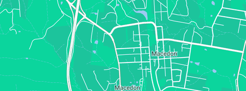 Map showing the location of Plumit Maintenance in Macedon, VIC 3440