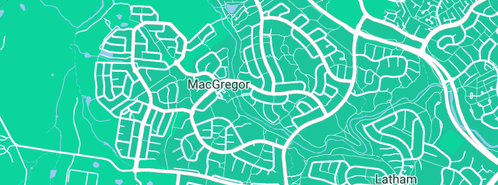 Map showing the location of 24/7 Plumbing and Tiling in Macgregor, ACT 2615