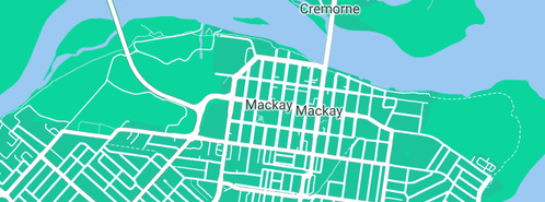 Map showing the location of Geiger Solutions in Mackay, QLD 4740