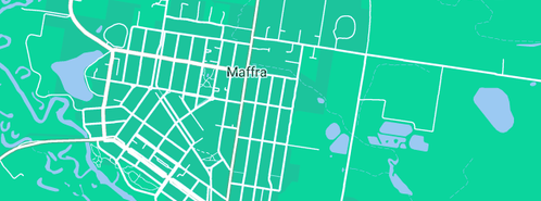 Map showing the location of Pitt in Maffra, VIC 3860