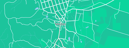 Map showing the location of Lang A C & S in Maldon, VIC 3463