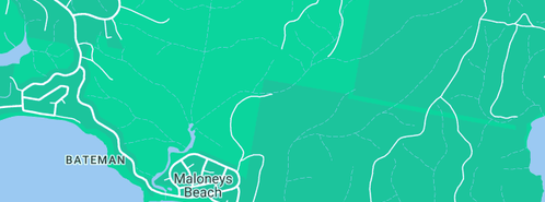 Map showing the location of Lincoln's Plumbing in Maloneys Beach, NSW 2536