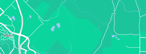 Map showing the location of Choice Gas in Martin, WA 6110