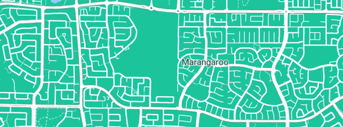 Map showing the location of Westland Plumbing in Marangaroo, WA 6064