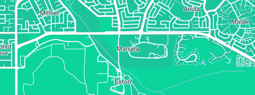 Map showing the location of Absolute Plumbing Australia in Marrara, NT 812