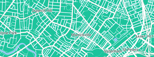 Map showing the location of Enviro Plumbing & Drainage in Marrickville, NSW 2204