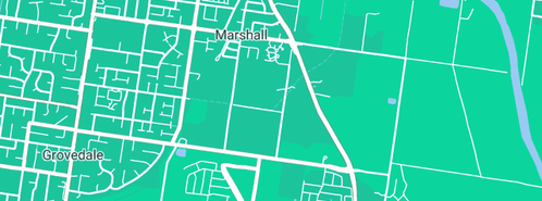 Map showing the location of BRG Plumbing in Marshall, VIC 3216