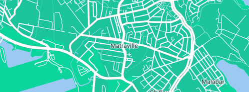 Map showing the location of Matraville Plumbing in Matraville, NSW 2036