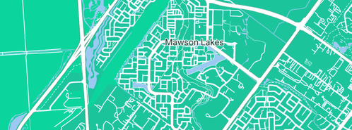 Map showing the location of Connected Gas & Plumbing in Mawson Lakes, SA 5095