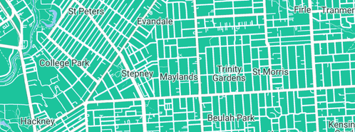 Map showing the location of Complete Stormwater Systems Pty Ltd in Maylands, SA 5069