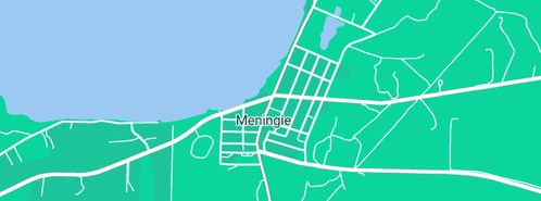 Map showing the location of Meningie Plumbing in Meningie, SA 5264