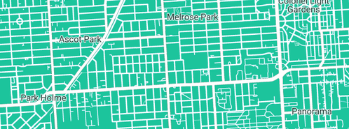 Map showing the location of Melrose Park Plumbing Service Pty Ltd in Melrose Park, SA 5039