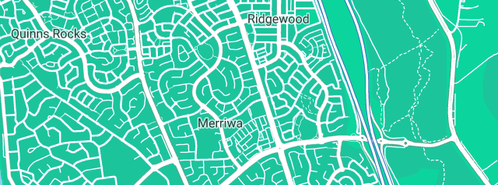 Map showing the location of A1 DRAINAGE in Merriwa, WA 6030