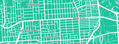 Map showing the location of Mr Emergency Plumbing Mile End in Mile End, SA 5031