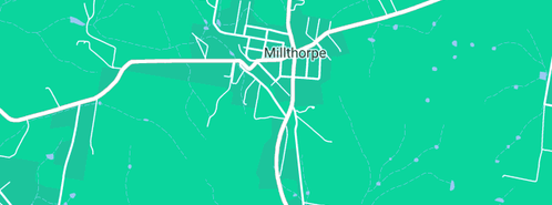 Map showing the location of Curtin S & K in Millthorpe, NSW 2798