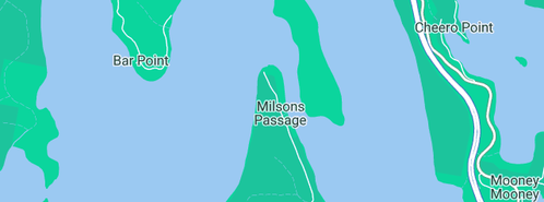 Map showing the location of Revolution Pipe Relining in Milsons Passage, NSW 2083