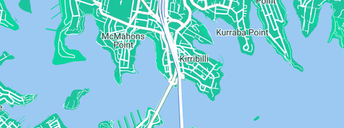 Map showing the location of Whipps Wood Consulting Pty Ltd in Milsons Point, NSW 2061