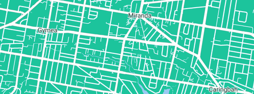 Map showing the location of Fastflo Plumbing in Miranda, NSW 2228