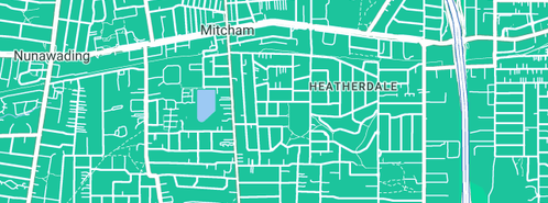 Map showing the location of Lightning Solutions Pty Ltd in Mitcham, VIC 3132