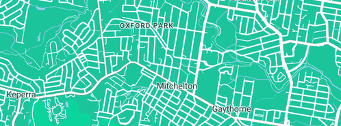 Map showing the location of BKH Plumbing Pty Ltd in Mitchelton, QLD 4053