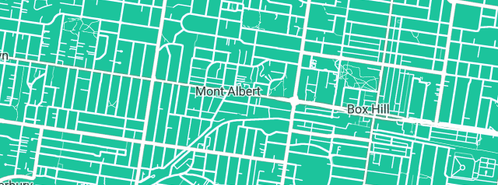 Map showing the location of MB Plumbing Services in Mont Albert, VIC 3127