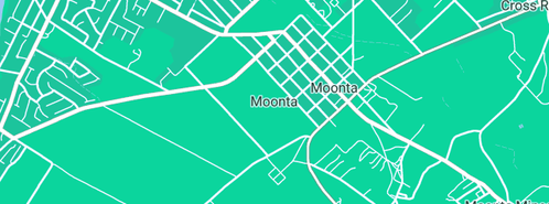 Map showing the location of Peninsula Plumbing SA Pty Ltd in Moonta, SA 5558