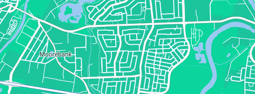 Map showing the location of Bud Drainage Contractors in Moorebank, NSW 2170