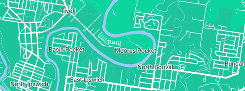 Map showing the location of Sloan Plumbing in Moores Pocket, QLD 4305