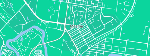 Map showing the location of Just Plumbing in Moama, NSW 2731