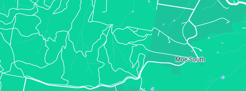 Map showing the location of Alexander T D in Moe South, VIC 3825