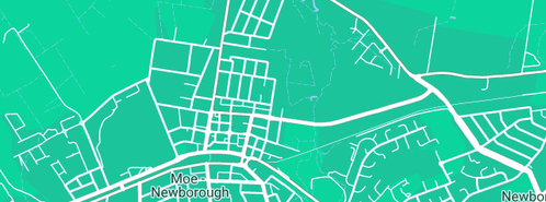 Map showing the location of Battista Plumbing & Gasfitting Pty Ltd in Moe, VIC 3825