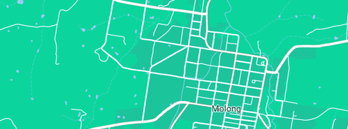 Map showing the location of Cabonne Plumbing in Molong, NSW 2866