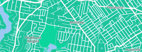 Map showing the location of Big Chief Plumbing in Mortdale, NSW 2223